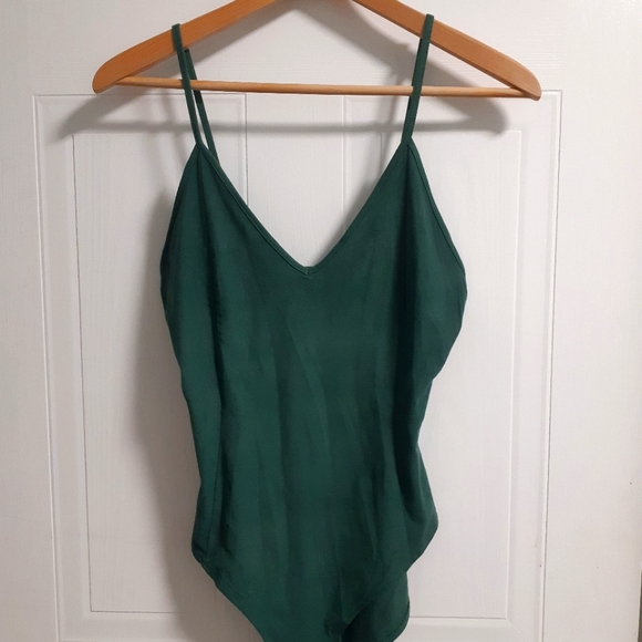 Green Suede Body Suit - Picture 4 of 7